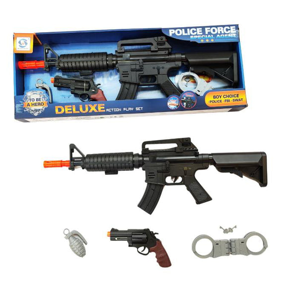 Police force special agent - action play set