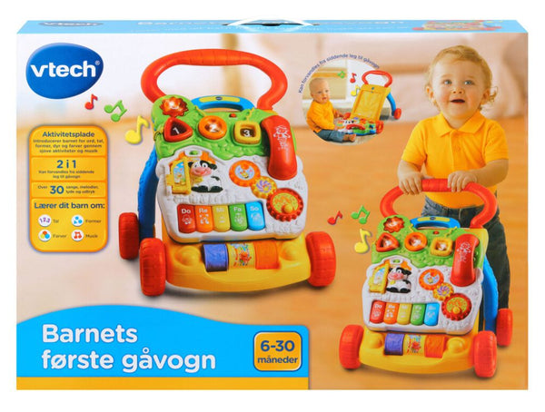 Vtech Baby Barnets første Gåvogn DK