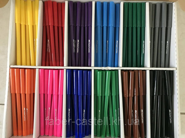 Faber-Castell 300 Felt tip Pens. 25 x 12 ymiskir litir