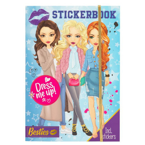 Besties dress me up stickers bog