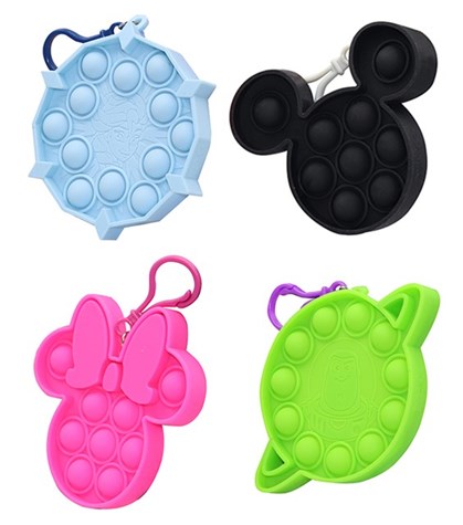 Disney Fidget Popup Keychain ASST