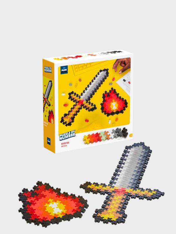 Plus-Plus Puzzle By Number Adventure 250pcs