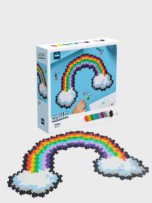 Plus-Plus Puzzle By Number Rainbow 500pcs