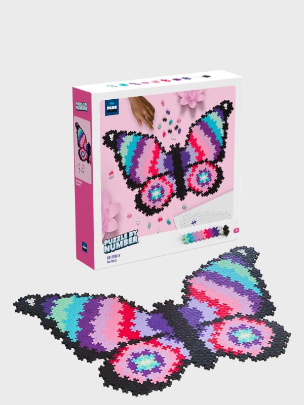 Plus-Plus Puzzle By Number Butterfly 800pcs