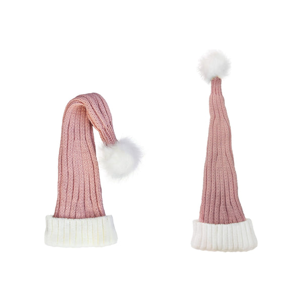 Coarse knit pink