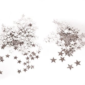 Glitter, silver stars, 20gr. – 6 ASS.