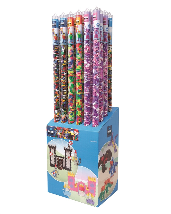 Plus-Plus Display 1m. Tubes with Glitter mix/24pc