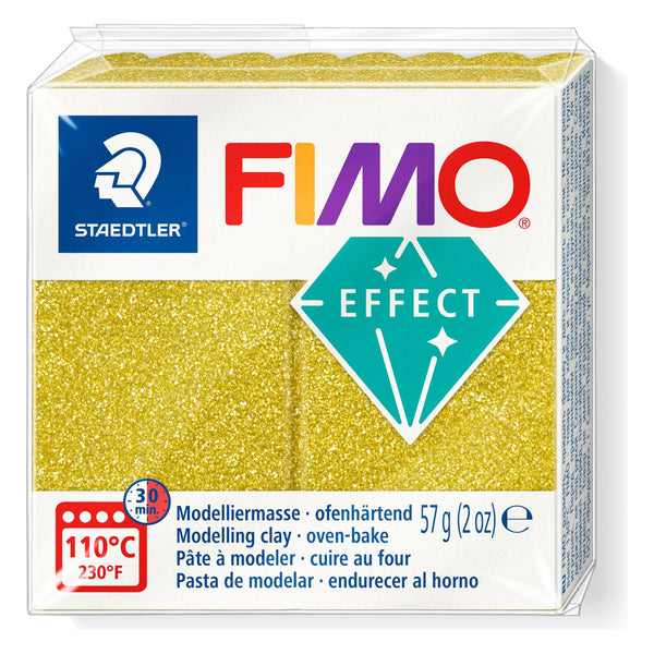 FIMO EFF. MODELLER 57G GLITTER GULD
