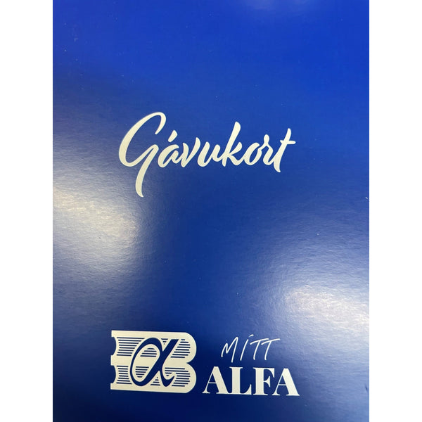 Gávukort á 300,- kr
