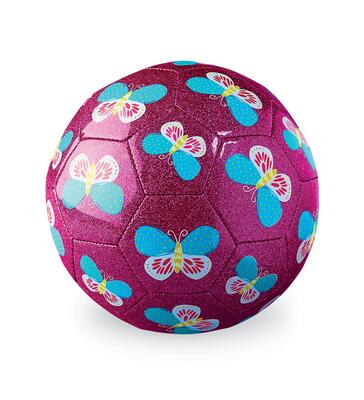 18 cm Glitter Soccer Ball/Butterfly