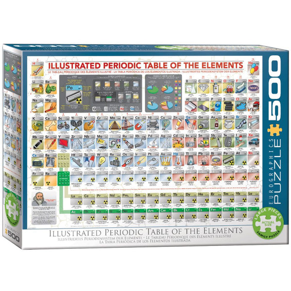 Puzzle - Illustrated Periodic Table (500 pieces)