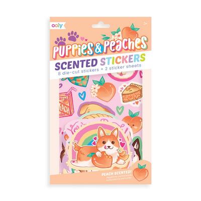 Scenteed Scratch Stickers - Puppes & Peaches