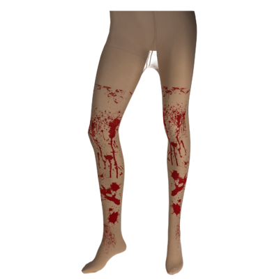 Bloody tights, small blood splatter & large blood splatter halloween