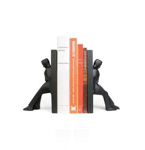 Leaning men Bookends